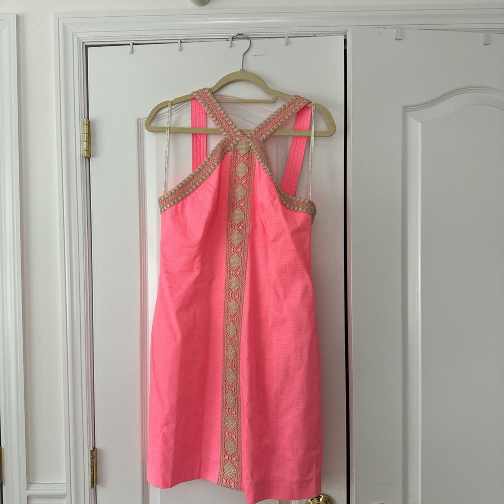Capri Coral  Lily Pulitzer Ena Stretch Shift Dress
Tags still on, brand new